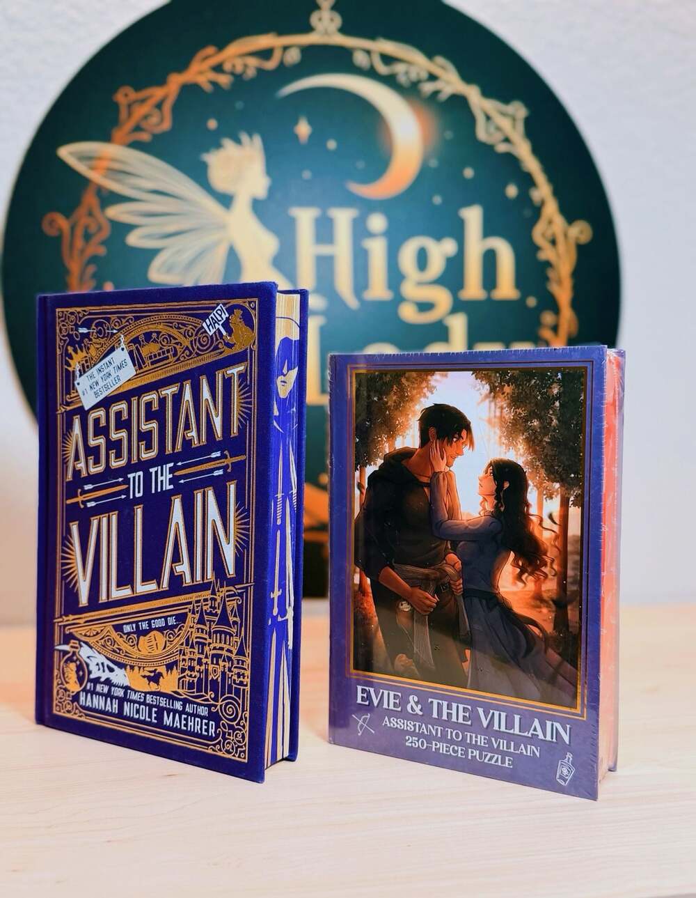 Assistant to the Villain Special Edition Hardcover Book & Evie & The Villain 250